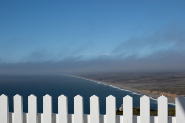 Point Reyes Picket White Fence (1 of 1)